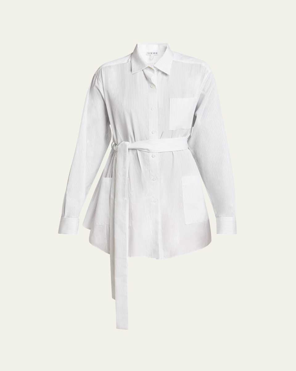 Belted Pajama Blouse